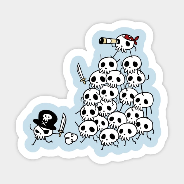 Little Skulls Sticker by demonigote